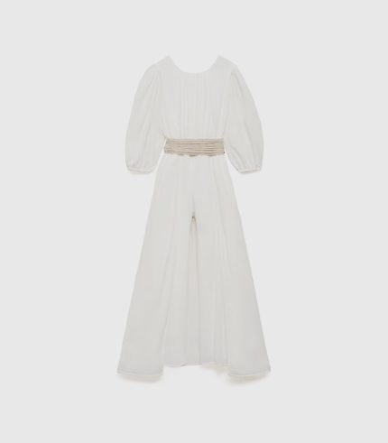 Bow long jumpsuit